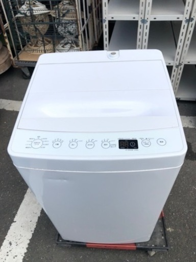 福岡市内配送設置無料　AT-WM45B-WH 全自動洗濯機 ホワイト [洗濯4.5kg /乾燥機能無 /上開き]