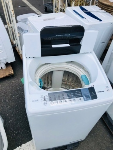 福岡市内配送設置無料　日立 HITACHI NW-7WY W [全自動洗濯機（7.0kg） 白い約束 ピュアホワイト]