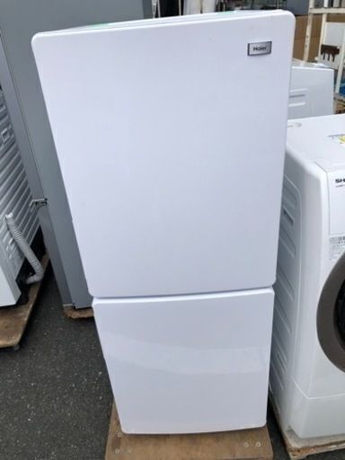 福岡市内配送無料❗️ ハイアール Haier JR-NF148A W [ファン式 冷蔵冷凍庫 148L 右開き 2ドア ホワイト]