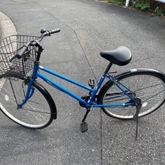 自転車　26インチ　ブルー