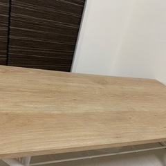 ニトリ　折りたたみ式ローテーブル(ライトブラウン) 2年利用　9...