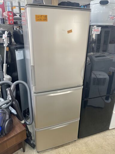 リサイクルショップどりーむ荒田店　No8417 冷蔵庫　３ドア　３５０L　シャープ　２０１４年製　動作確認OK♪　清掃済♪