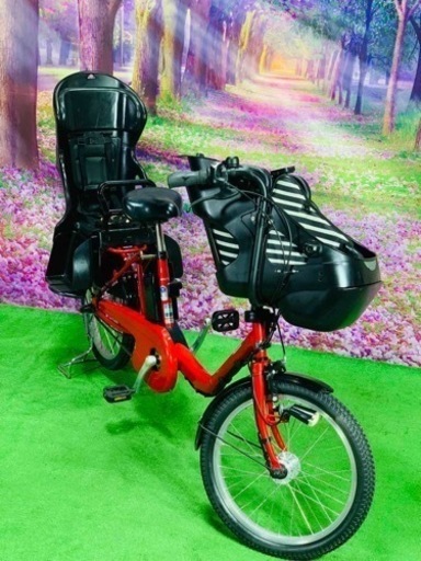 ❹ 5654子供乗せ電動アシスト自転車パナソニック3人乗り対応20インチ