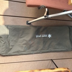 snow peak キャンピングチェア