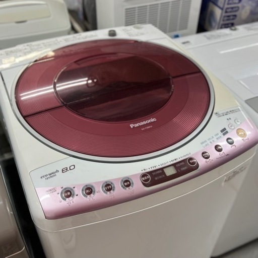 Panasonic 8kg 洗濯機【配達・設置できます！】