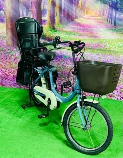 ❹ 5647子供乗せ電動アシスト自転車ヤマハ20インチ