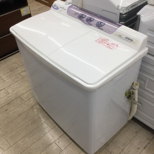 【✨業界最大容量❗️✨80青空❗️✨高年式❗️✨】定価¥60,000  HITACHI  8Kg 2槽式洗濯機  PS-80S  2020年製  つけおきタイマー付き  大容量  生活家電