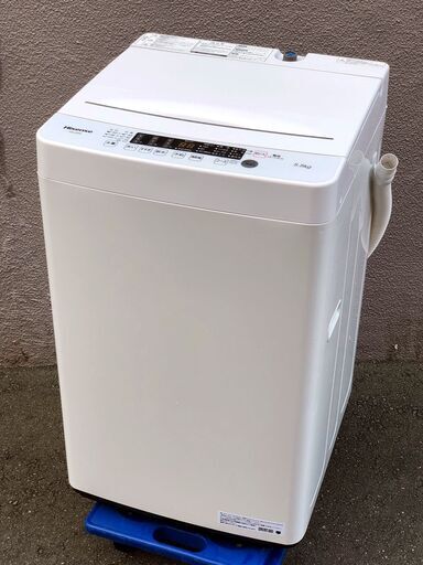 ㊱【税込み】ハイセンス 5.5kg 全自動洗濯機 HW-K55E 2021年製【PayPay使えます】