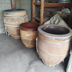 水瓶　水がめ３個まとめて　みずがめ 出品中の3個をまとめて販売します！水瓶 水がめ3個まとめ