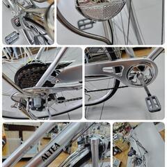 J002☆多少の使用感有り☆軽快自転車☆ALTEA☆6段変速