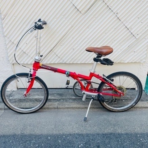 【売約済】ダホン DAHON Boardwalk  D7　ボードウォーク D7　折りたたみ　自転車　ギア　付き　赤系　インターナショナル　フォールディング　バイク　７段　ギア　検) HAC052 [Boardwalk i5 20インチ Mレッド] コンパクト　ユニセックス　車載　街乗り　町乗り　ちょい乗り　スポーツ
