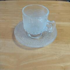 ガラス製  コーヒーカップ