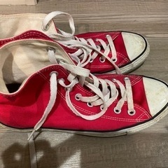 赤 CONVERSE 26cm