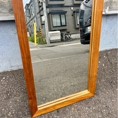 札幌市内配送可 美品 unico ウニコ BREATH スタンドミラー 全身鏡 姿見 