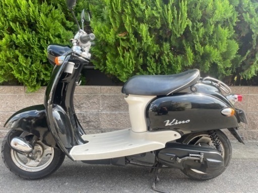整備済み エンジン絶好調 グリップ ミラー バッテリー新品 すぐ乗れます YAMAHA ビーノ2スト 原付き セル OK