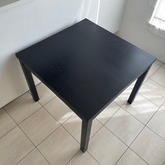 IKEA 伸長式テーブル BJURSTA チェア4脚付(無料)