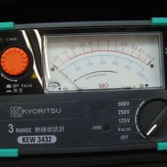 キョーリツ KEW3432 絶縁抵抗計 中古品 箱付き 長期保管品 現状品