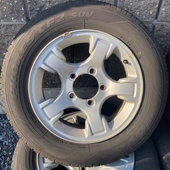 ジムニー純正　ノーマルタイヤ　ホイールセット　175/80R16