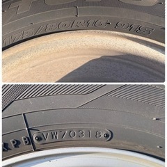 ジムニー純正　ノーマルタイヤ　ホイールセット　175/80R16