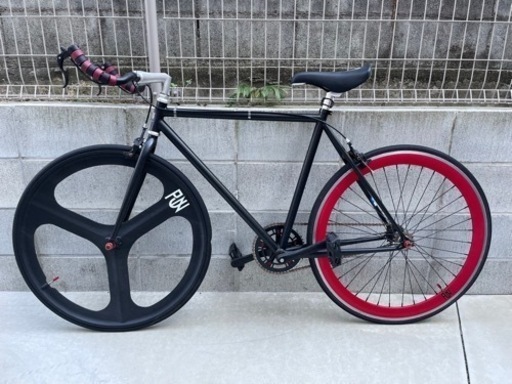 ピストバイク　ライダースカフェ　付属品付き