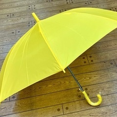 【新品】子供傘 黄色 55cm グラスファイバー