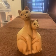 完売いたしました‼️猫の陶器の置物