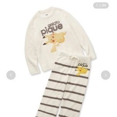 【ポケモンスリープ】ベビモコジャガードプルオーバー&ロングパンツセット