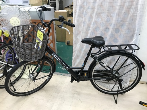 【20%OFF】STEP CRUZ 26インチ自転車　黒