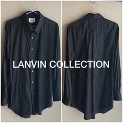 LANVIN COLLECTIONのメンズシャツ 黒