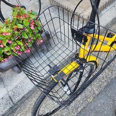 ?? ママチャリ 美品 26インチ 6変速 自動ライト 付き 黄色 配達可能
