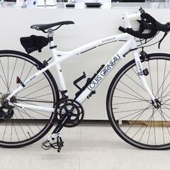 北海道 千歳市/恵庭市 要タイヤ交換 LOUIS GARNEAU/ルイガノ ロードバイク LGS-CR07 700×25C ホワイト 2×7速 450mm 2013年モデル 自転車