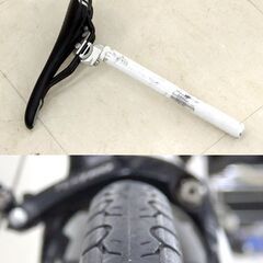北海道 千歳市/恵庭市 要タイヤ交換 LOUIS GARNEAU/ルイガノ ロードバイク LGS-CR07 700×25C ホワイト 2×7速 450mm 2013年モデル 自転車