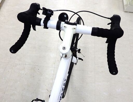 北海道 千歳市/恵庭市 要タイヤ交換 LOUIS GARNEAU/ルイガノ ロードバイク LGS-CR07 700×25C ホワイト 2×7速 450mm 2013年モデル 自転車