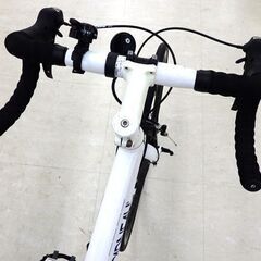 北海道 千歳市/恵庭市 要タイヤ交換 LOUIS GARNEAU/ルイガノ ロードバイク LGS-CR07 700×25C ホワイト 2×7速 450mm 2013年モデル 自転車