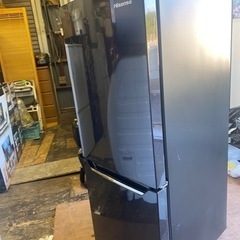 福岡市内配送無料 HR-D15AB 冷蔵庫 パールブラック [2ドア /右開き 