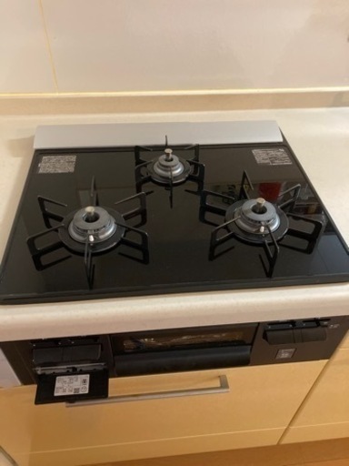 【取引中】ハーマン　ビルトインコンロ　DG32T3VPS 中古　使用期間2ヶ月
