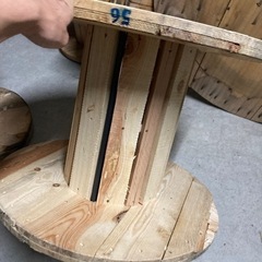 ケーブルドラム　中古　木材　テーブル