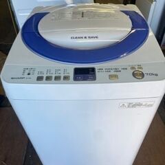 福岡市内配送設置無料　SHARP　全自動洗濯機 7.0ｋｇ　ヤマダ電機オリジナル　ES-T706-A