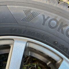 スタッドレスタイヤ　145/80R12  ICE GUARD 製造年2021 アルミホイール