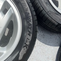 ホンダ バモス 純正 ホイール 13×4J +45 PCD100 4H TRANPATH LuK 155/65R13 2016年製造　溝約5ミリ