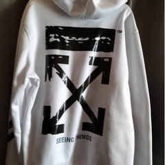 off-white【ﾒﾝｽﾞ＆ﾚﾃﾞｨｰｽ】ﾊﾟｰｶｰ2枚ｾｯﾄ【新品】