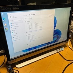Core i7搭載★一体型PC【TOSHIBA】D713/T3JB