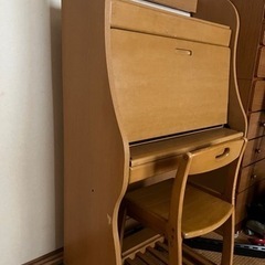 ライティングデスク＋椅子　学習机