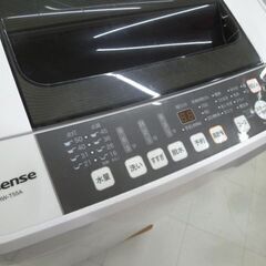 洗濯機 5.5kg 2017年製 Hisense HW-T55A ホワイト系 家電 ハイセンス 