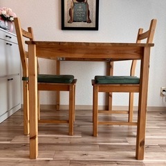 IKEA テーブル/椅子・チェア セット木製 ダイニング