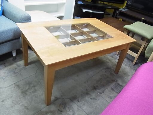 日本最大級 【14】コレクションテーブル　ディスプレイテーブル　引き出し　木製　センターテーブル　ローテーブル　リビングテーブル センターテーブル