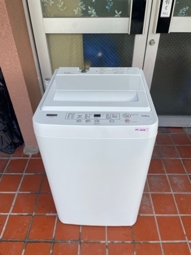洗濯機 2022年製 ヤマダオリジナル 全自動洗濯機 5.0㎏アーバンホワイト YWM-T50H1 No2568