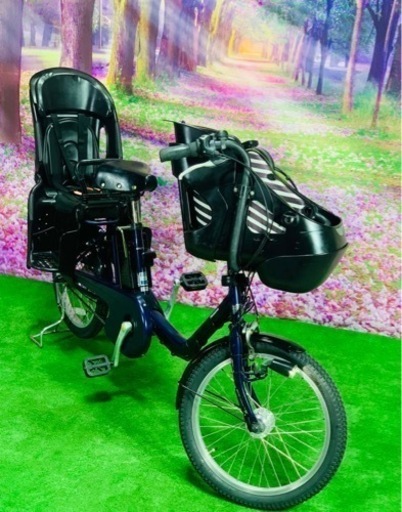 ❹ 5707子供乗せ電動アシスト自転車パナソニック3人乗り対応20インチ