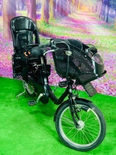 ❹ 5708子供乗せ電動アシスト自転車パナソニック3人乗り対応20インチ