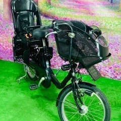 ❹ 5708子供乗せ電動アシスト自転車パナソニック3人乗り対応2...